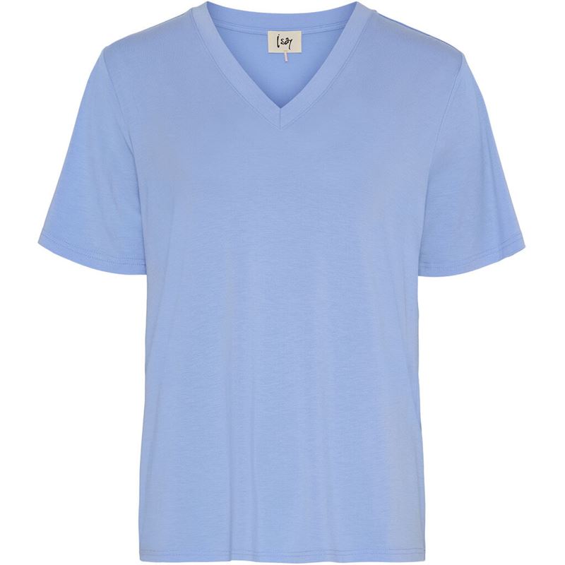 Toppar - Gritt v-neck t-shirt – Skyblue